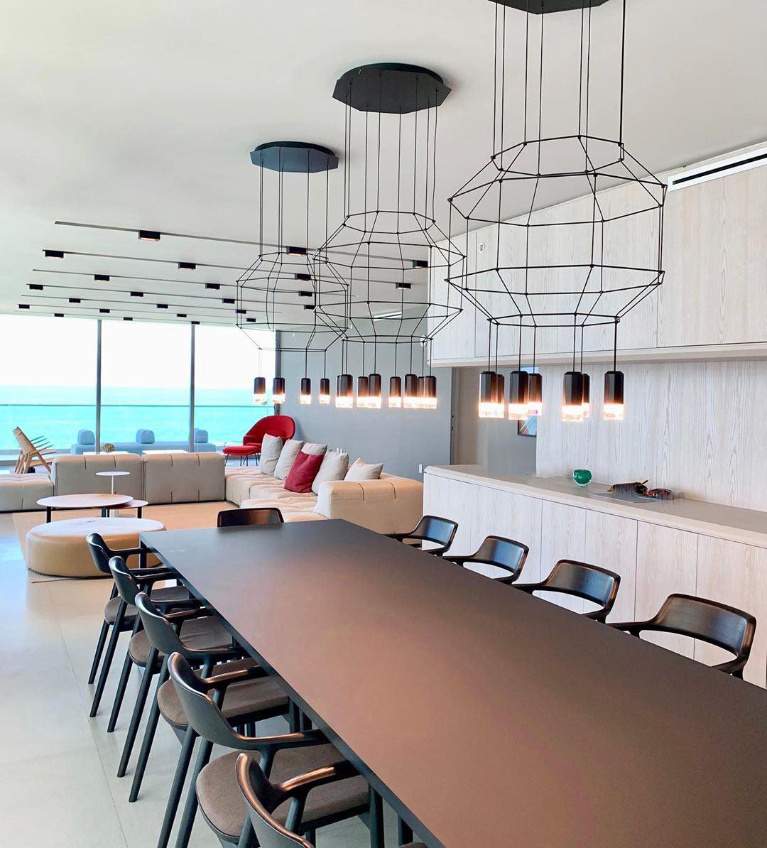 Geometric Lines Pendant Lamp - YIOSI