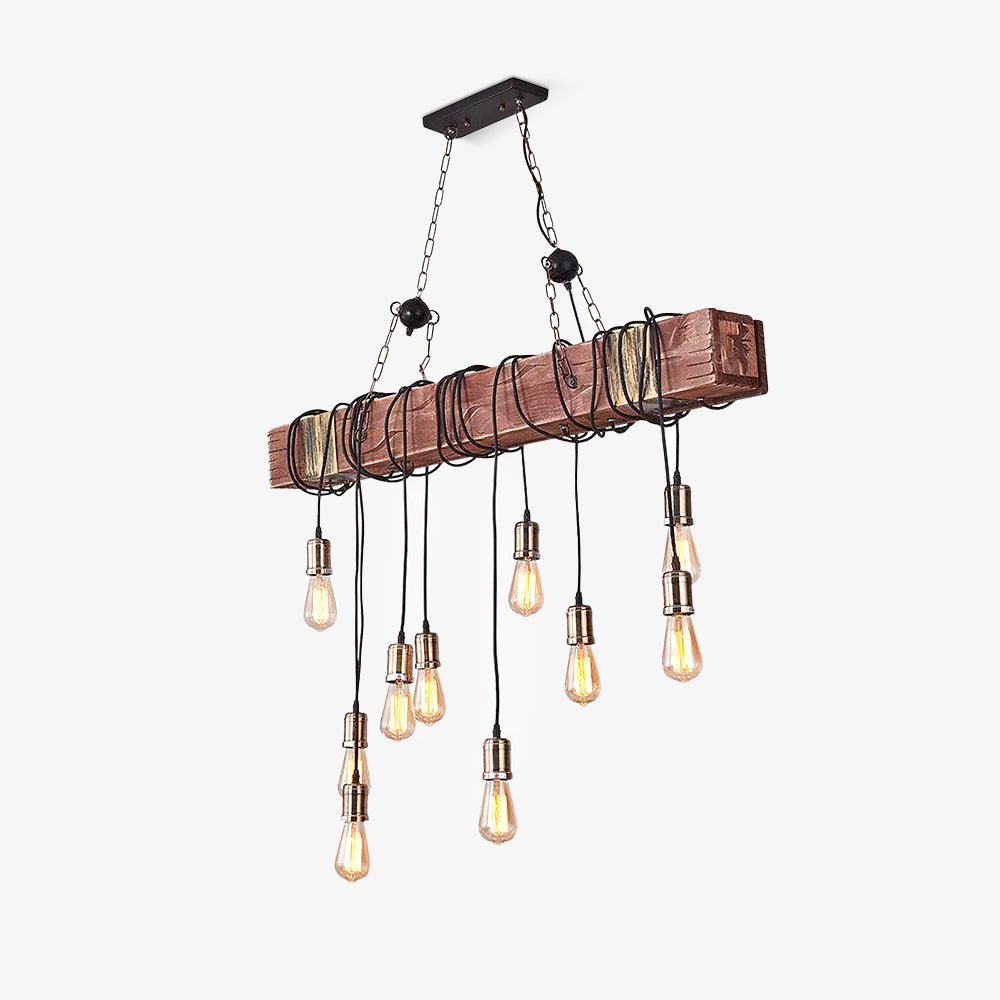 Wood Hanging Multi Chandelier - YIOSI