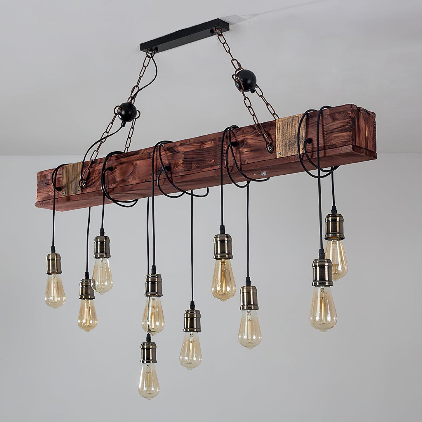 Wood Hanging Multi Chandelier - YIOSI