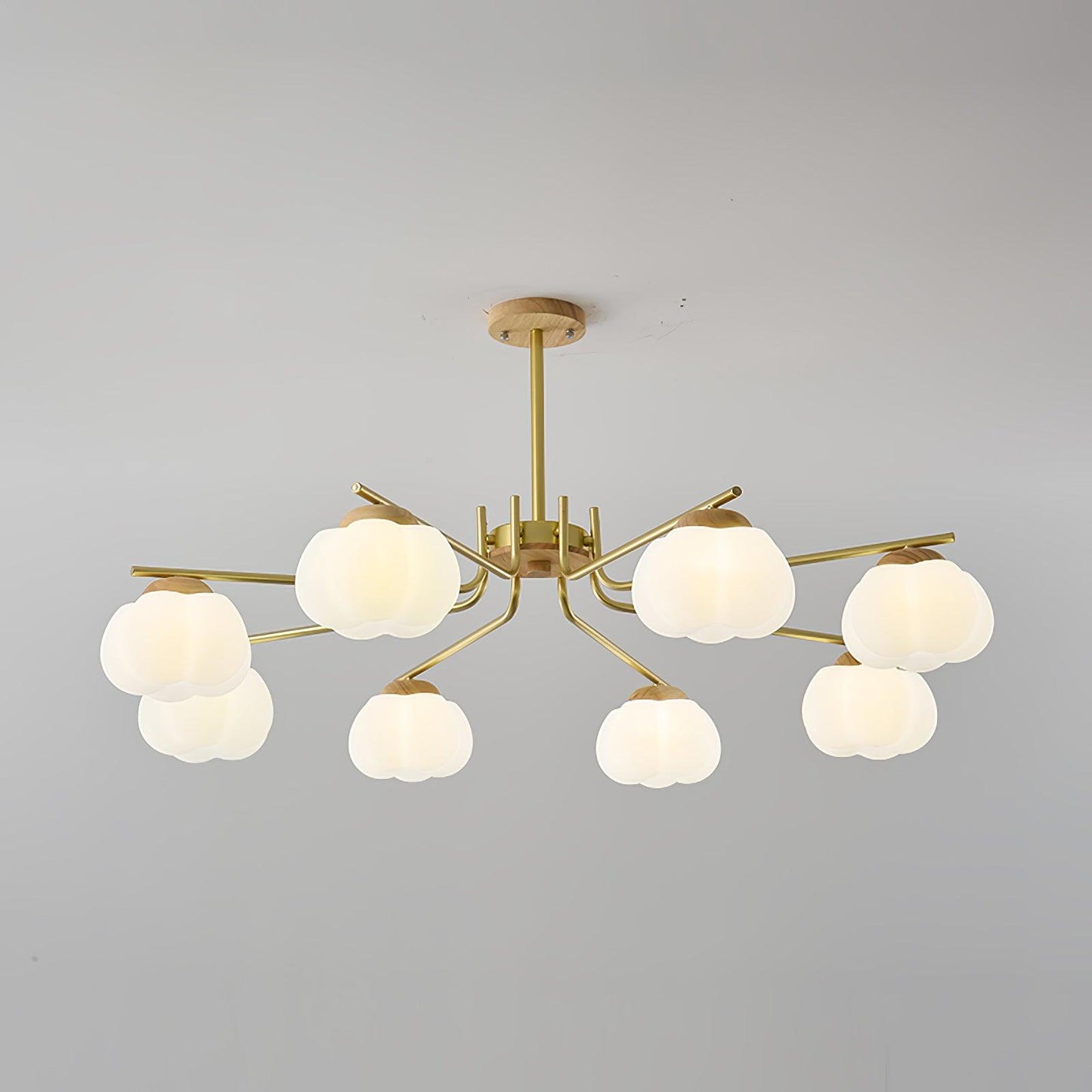 Plastic Cotton Balls Chandelier - YIOSI