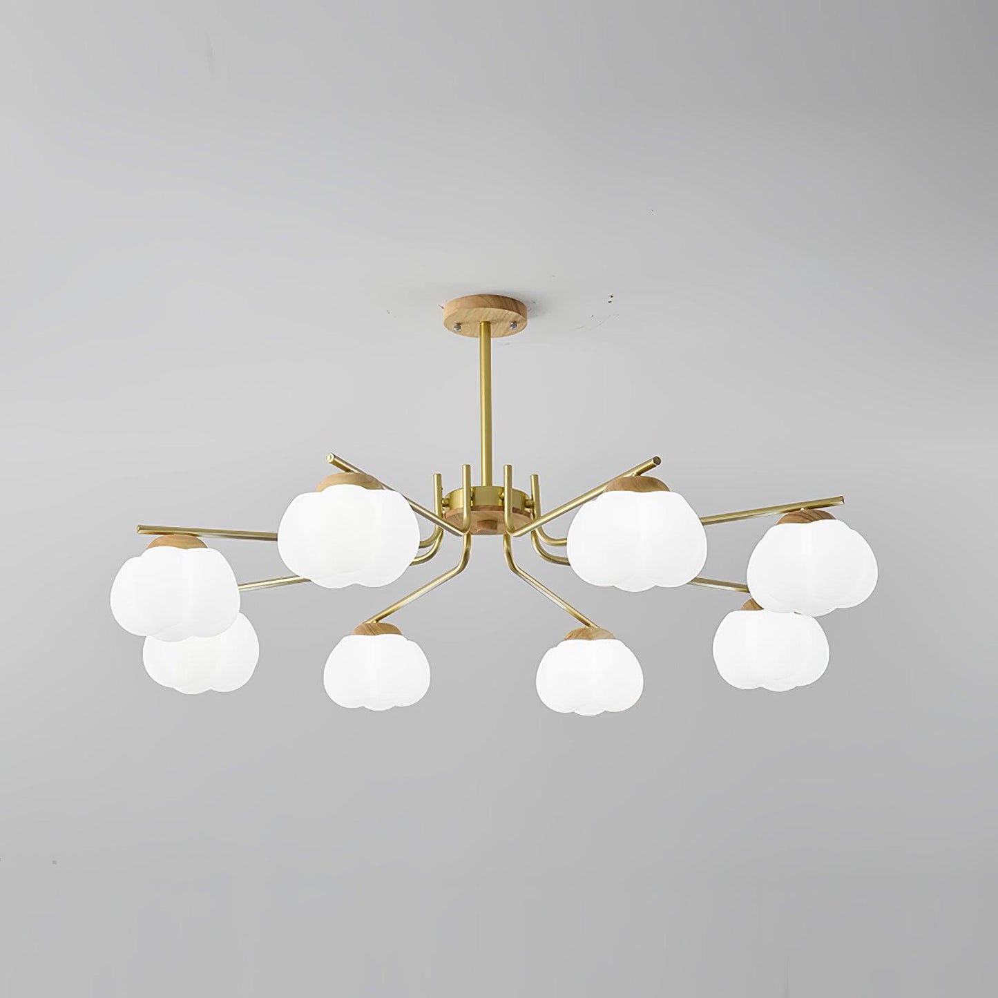 Plastic Cotton Balls Chandelier - YIOSI