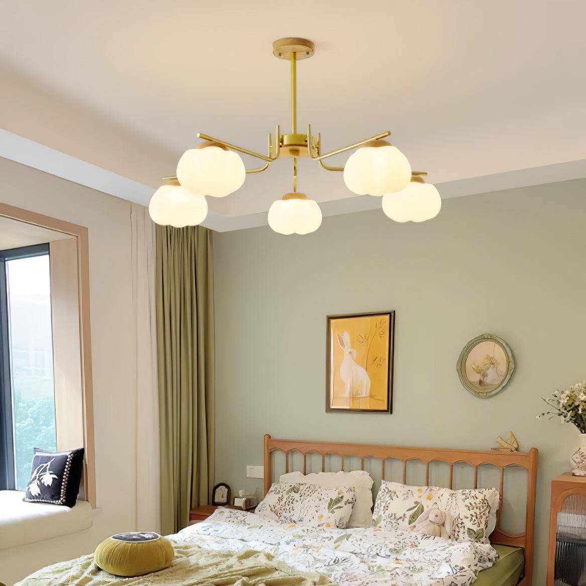 Plastic Cotton Balls Chandelier - YIOSI