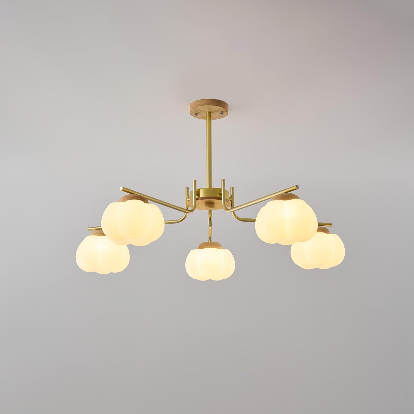 Plastic Cotton Balls Chandelier - YIOSI
