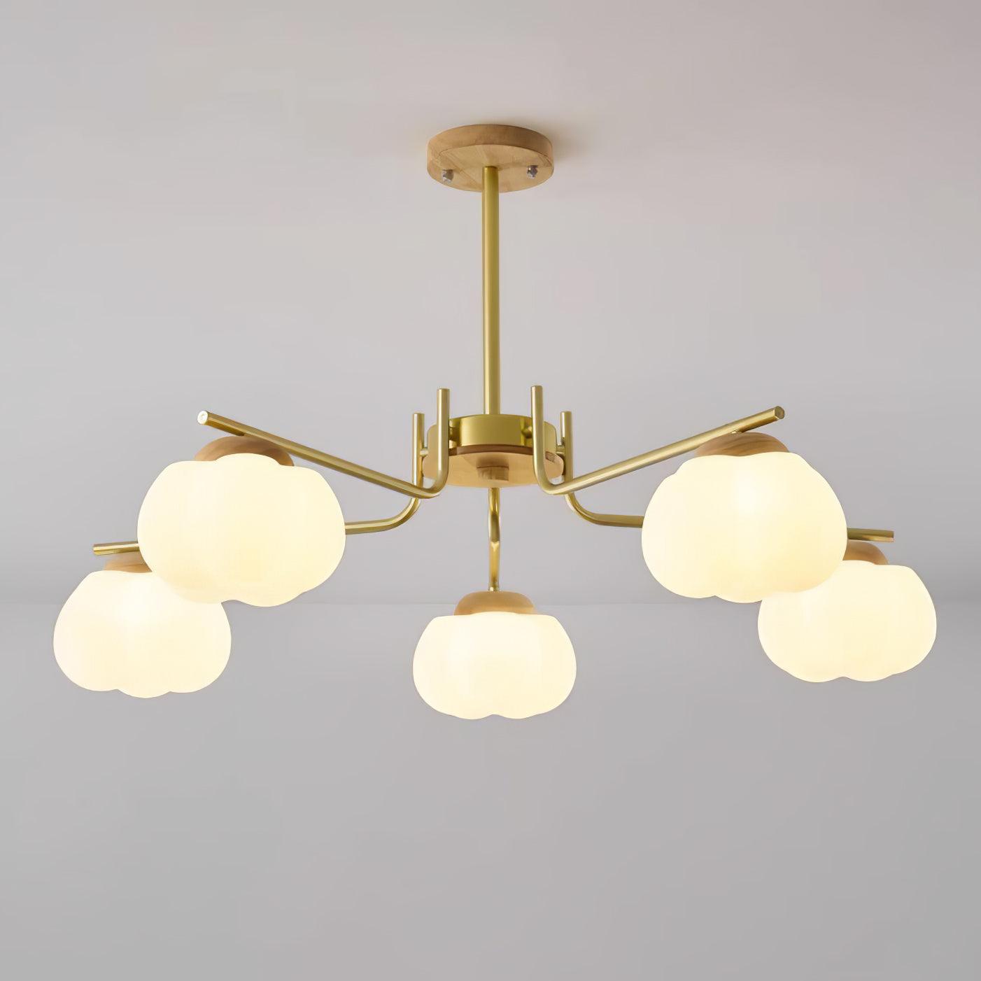 Plastic Cotton Balls Chandelier - YIOSI