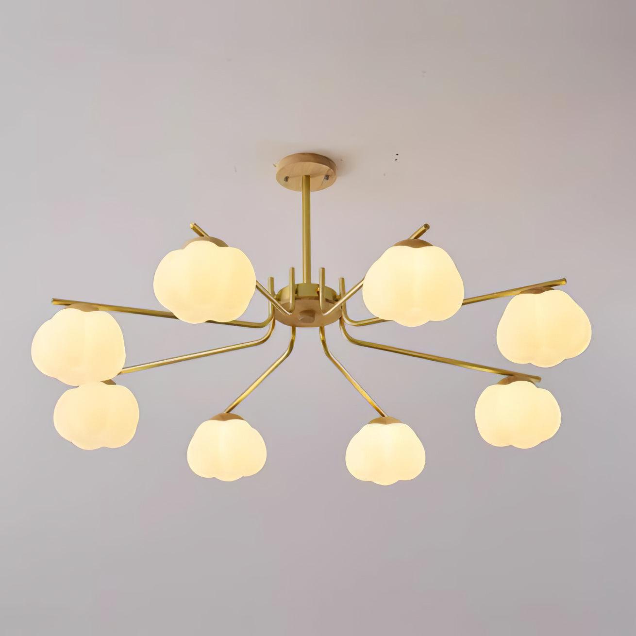 Plastic Cotton Balls Chandelier - YIOSI