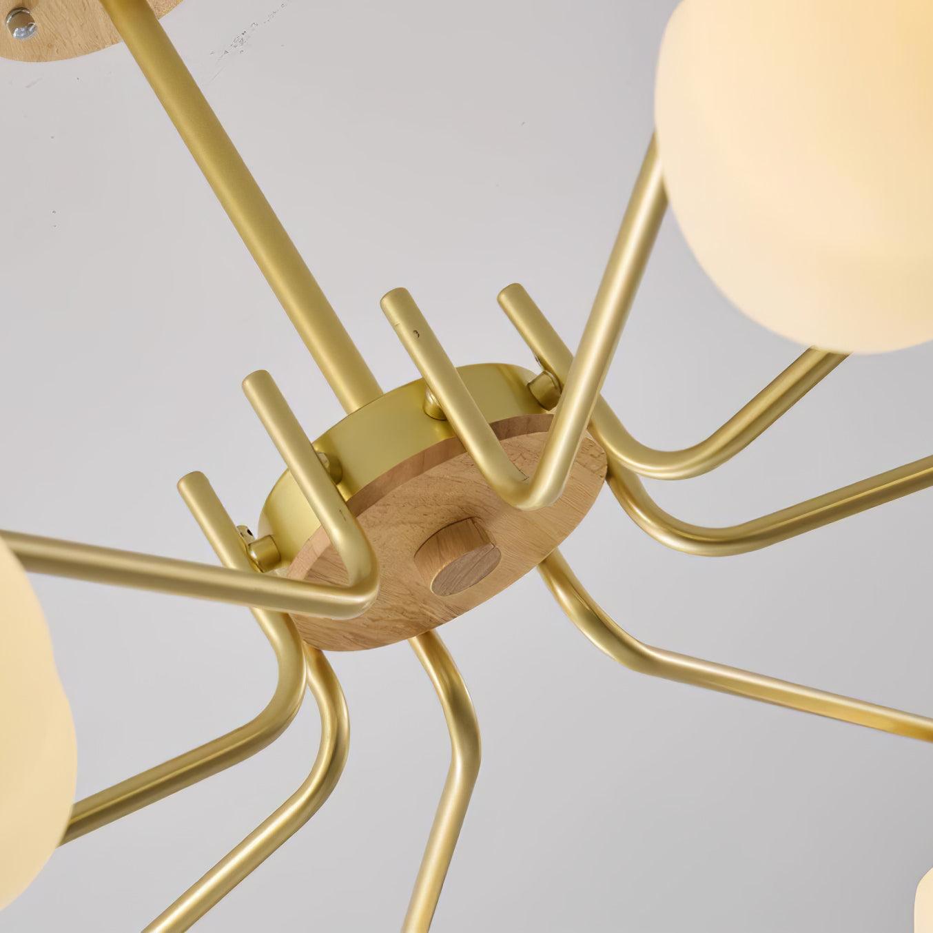 Plastic Cotton Balls Chandelier - YIOSI