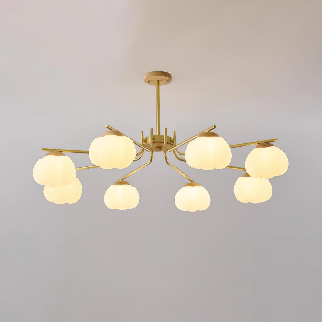 Plastic Cotton Balls Chandelier - YIOSI