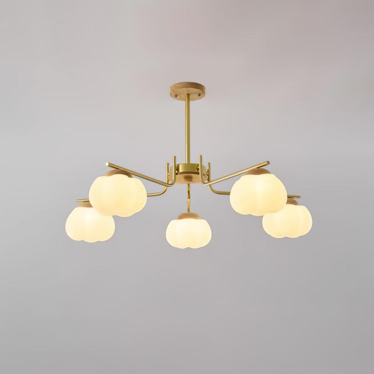 Plastic Cotton Balls Chandelier - YIOSI