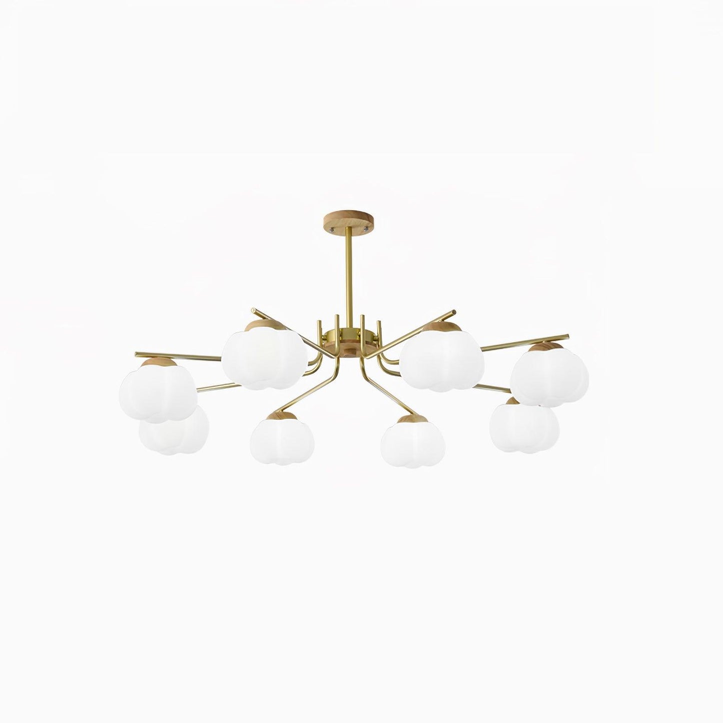 Plastic Cotton Balls Chandelier - YIOSI
