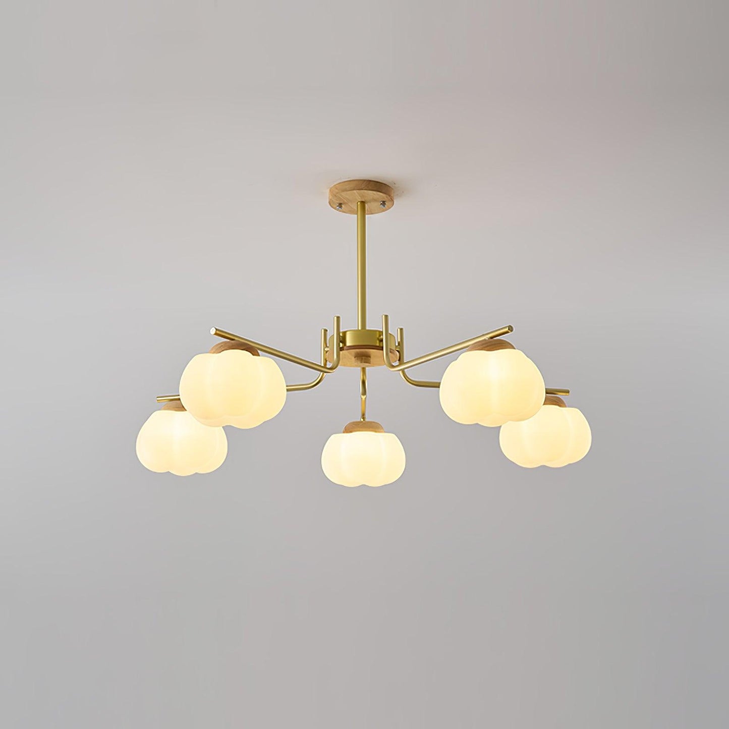 Plastic Cotton Balls Chandelier - YIOSI