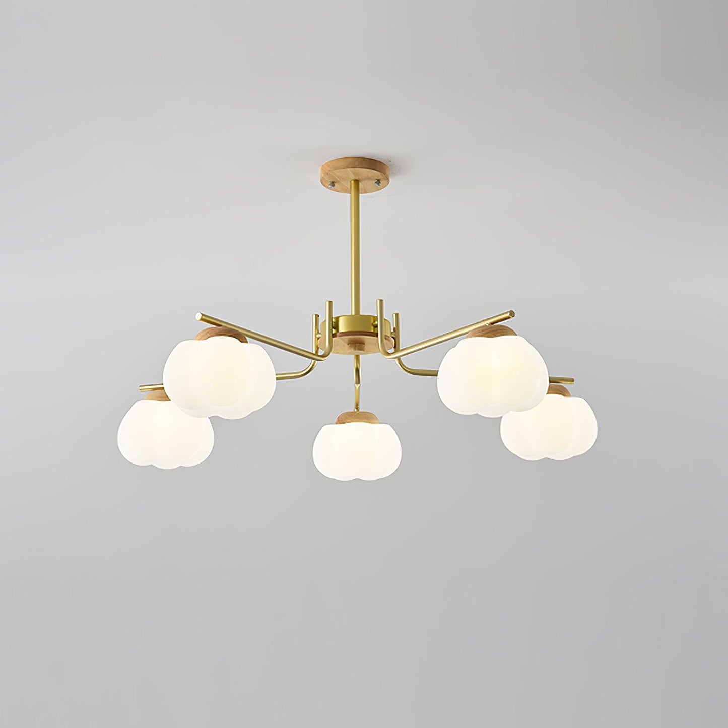 Plastic Cotton Balls Chandelier - YIOSI