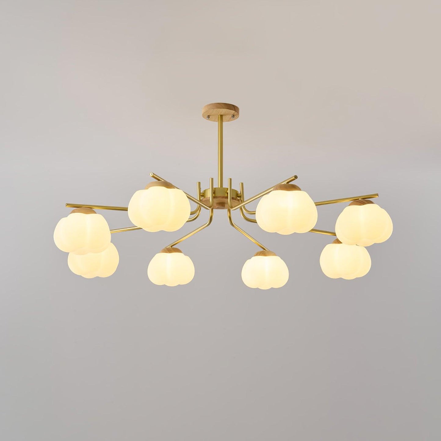 Plastic Cotton Balls Chandelier - YIOSI