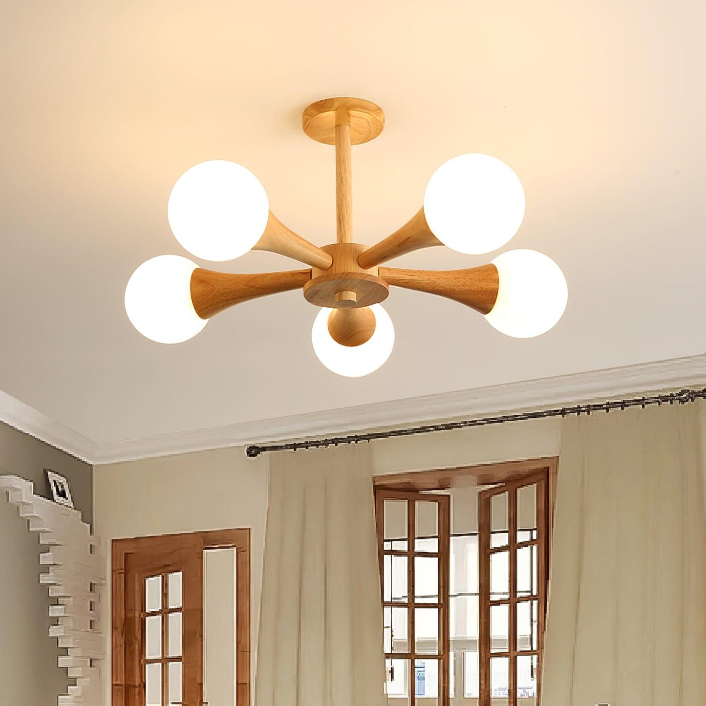 Wooden Nera Chandelier - YIOSI
