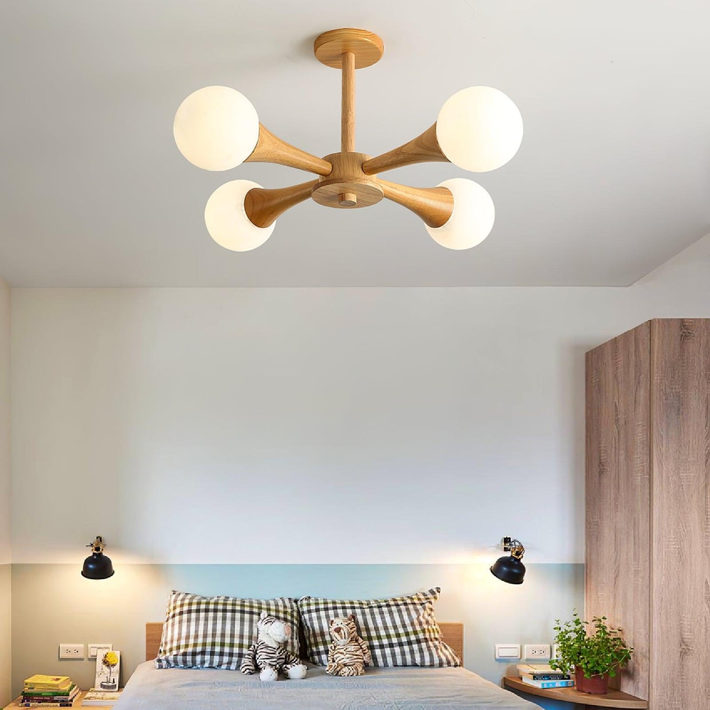 Wooden Nera Chandelier - YIOSI