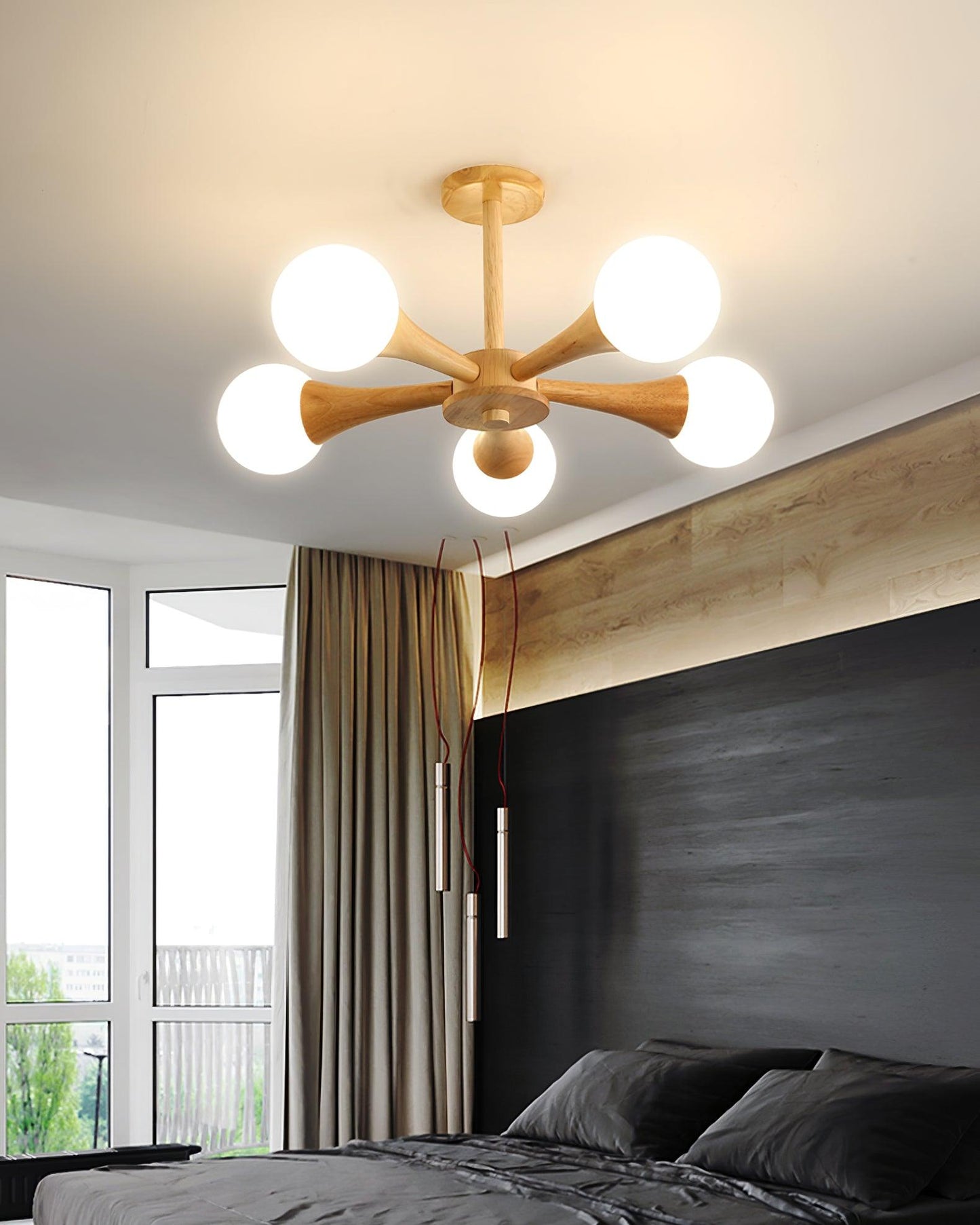 Wooden Nera Chandelier - YIOSI