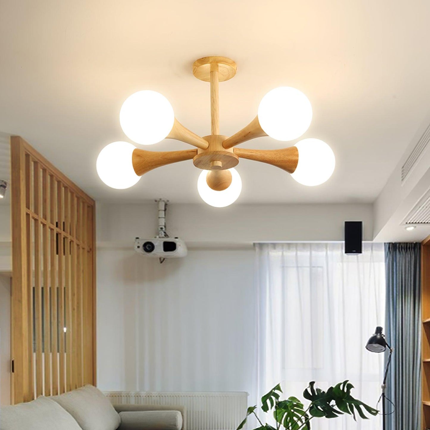 Wooden Nera Chandelier - YIOSI