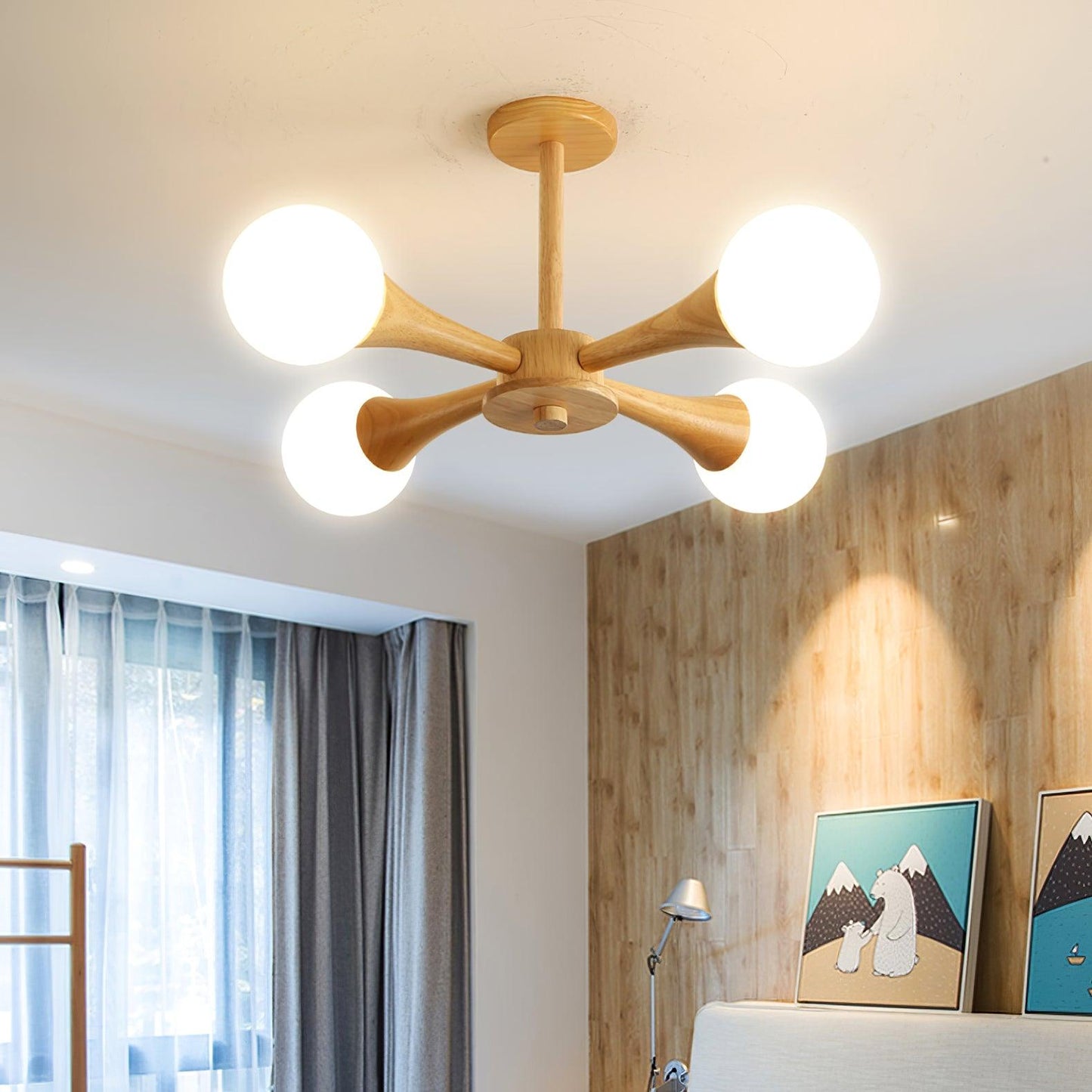 Wooden Nera Chandelier - YIOSI