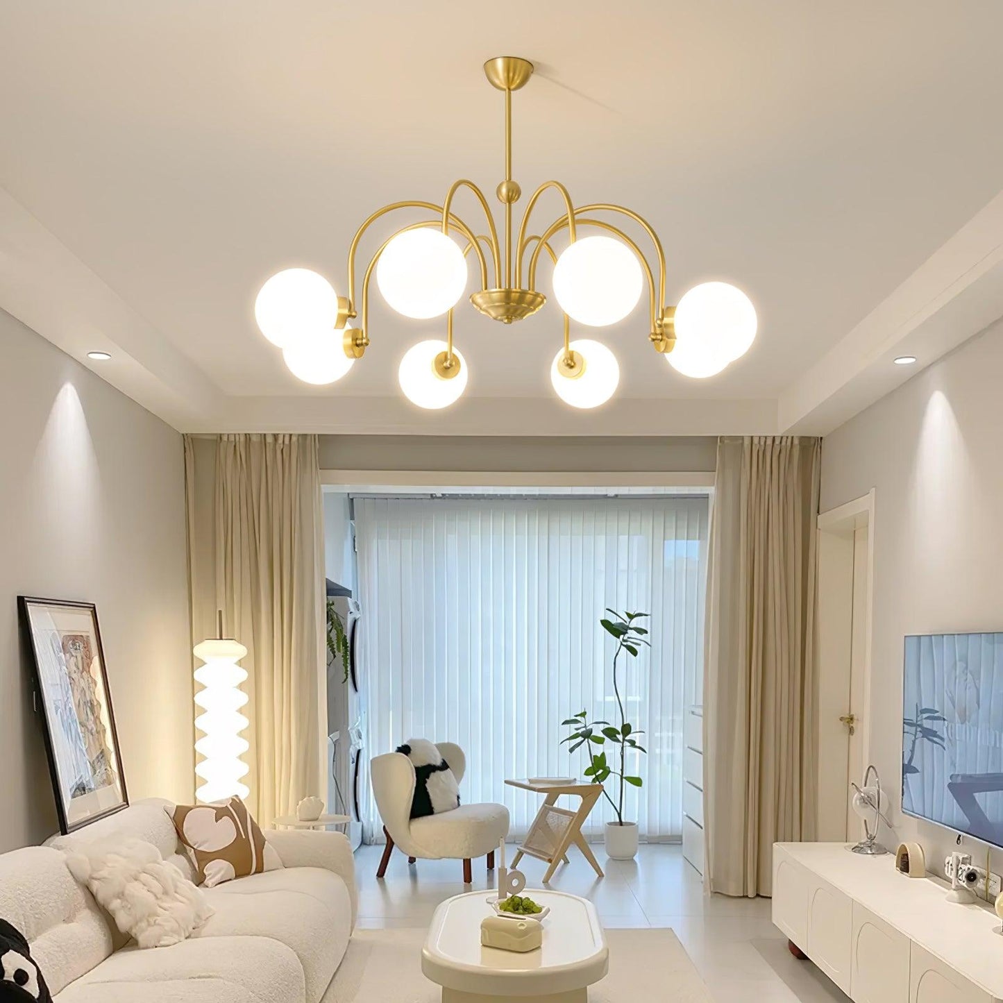 Yisu Brass Chandelier - YIOSI
