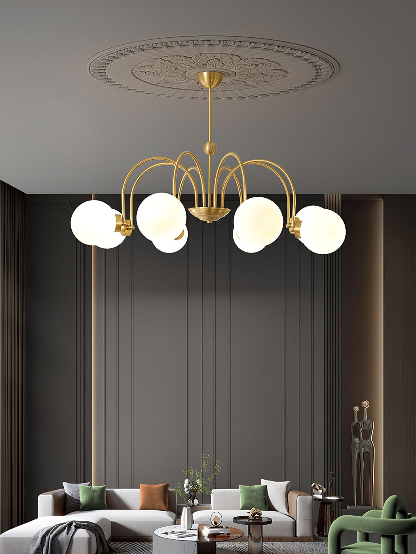 Yisu Brass Chandelier - YIOSI