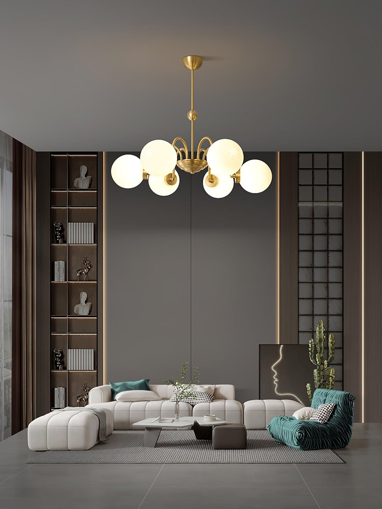 Yisu Brass Chandelier - YIOSI