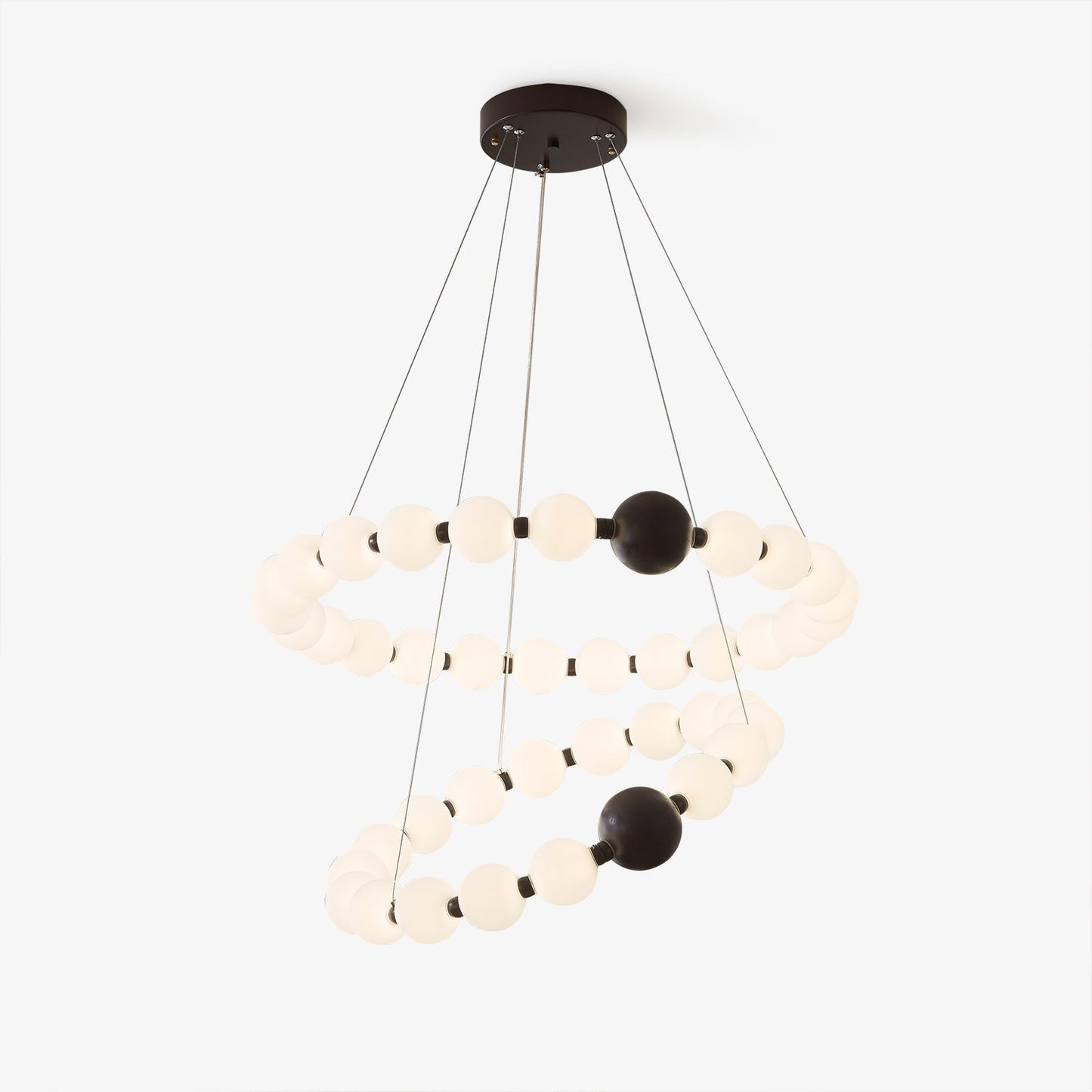 Celestial Bead Ring Chandelier - YIOSI