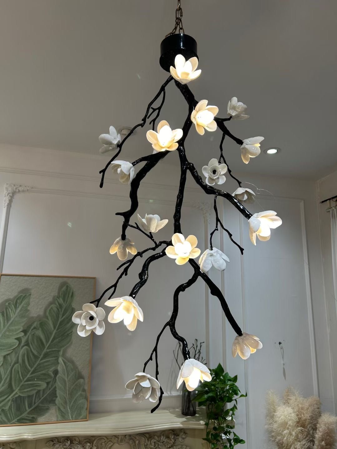 Large Long Branch Flower Chandelier - YIOSI