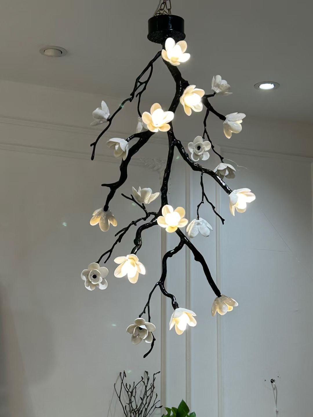 Large Long Branch Flower Chandelier - YIOSI