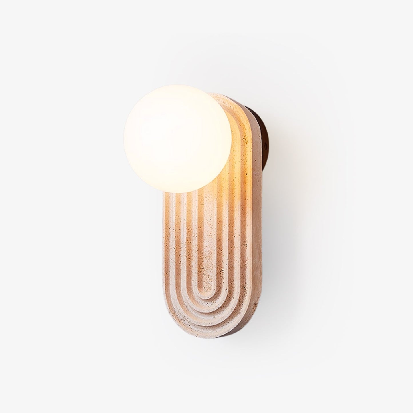 Arco Travertine Wall Light - YIOSI