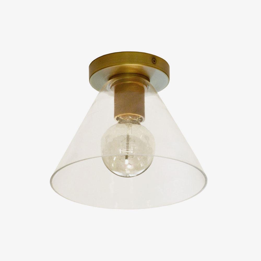 Vakkerlight Simple Style Flush Mount Ceiling Light – Brass Finish