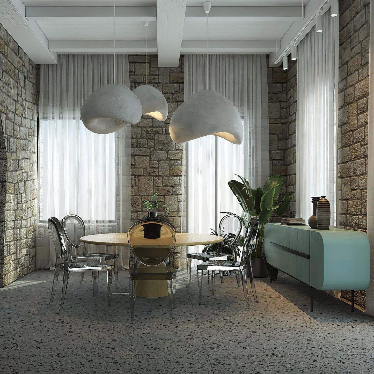 Khmara Rough Combination Chandelier B - YIOSI