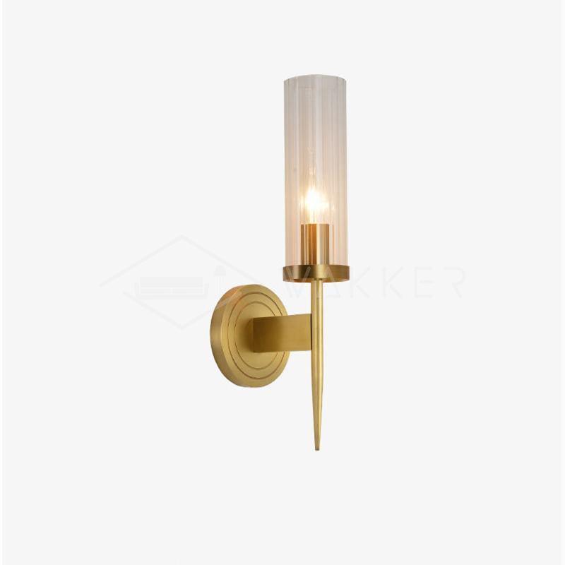 Vakkerlight Alouette Brass Wall Sconce with Dual Head Option
