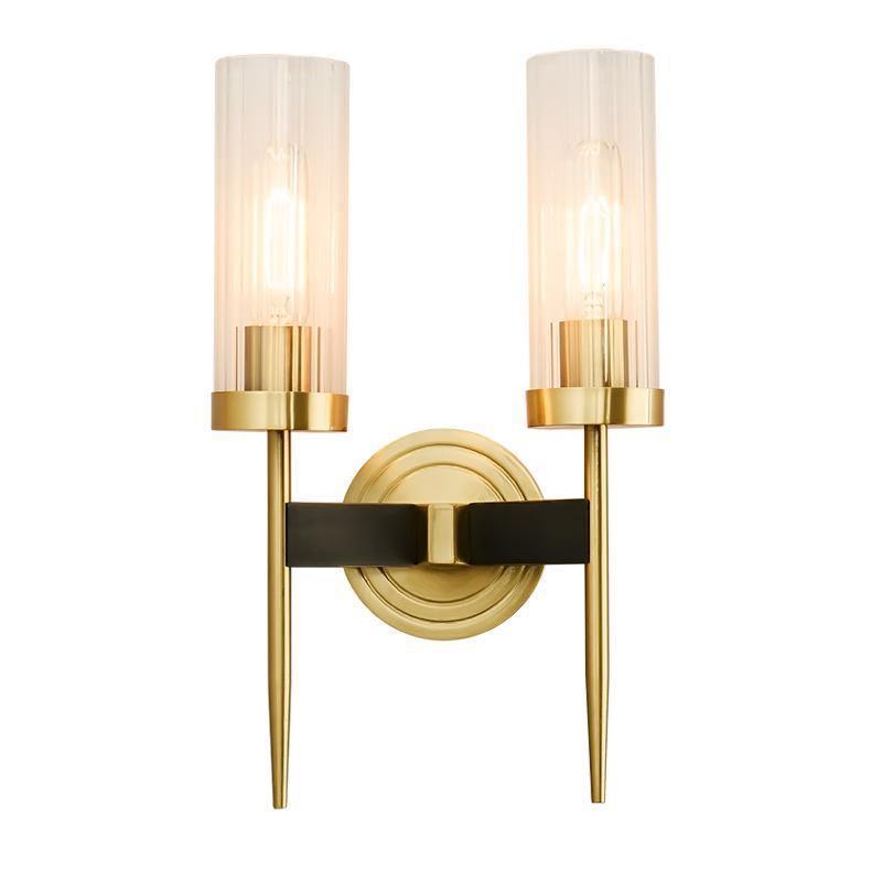 Vakkerlight Alouette Brass Wall Sconce with Dual Head Option