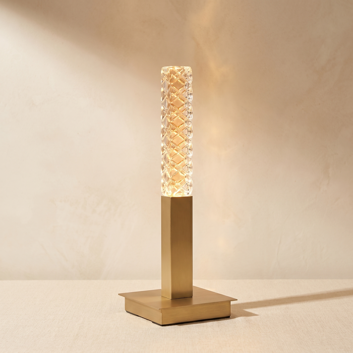 Siro Crystal Glass Table Lamp 4.7"