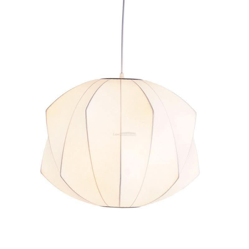 Bubble Pendant Light with Artificial Silk Lampshade - Yiosilamp