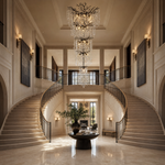 118" Cascading Crystal Tree Branch Chandelier