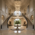 118" Cascading Crystal Tree Branch Chandelier