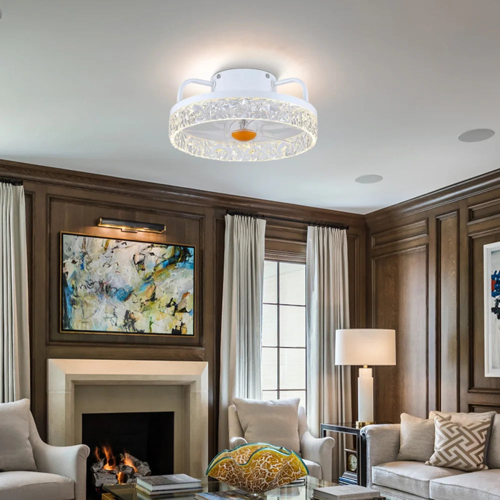 13’’ Bladeless Ceiling Fan with Light – Remote & App Control