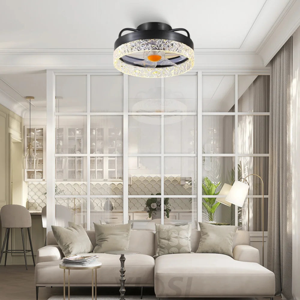 13’’ Bladeless Ceiling Fan with Light – Remote & App Control