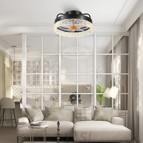 13’’ Bladeless Ceiling Fan with Light – Remote & App Control