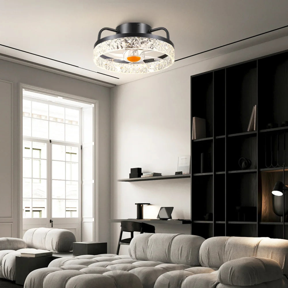 13’’ Bladeless Ceiling Fan with Light – Remote & App Control