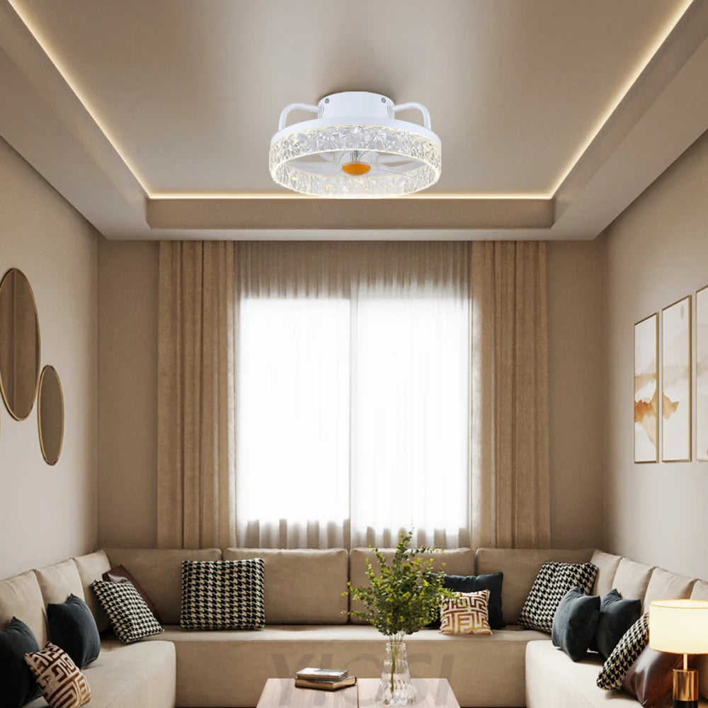 13’’ Bladeless Ceiling Fan with Light – Remote & App Control