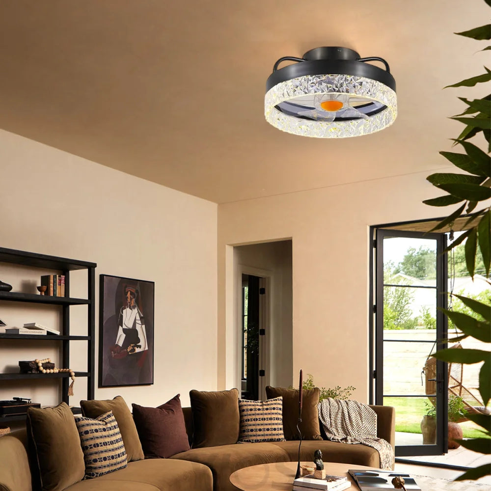 13’’ Bladeless Ceiling Fan with Light – Remote & App Control