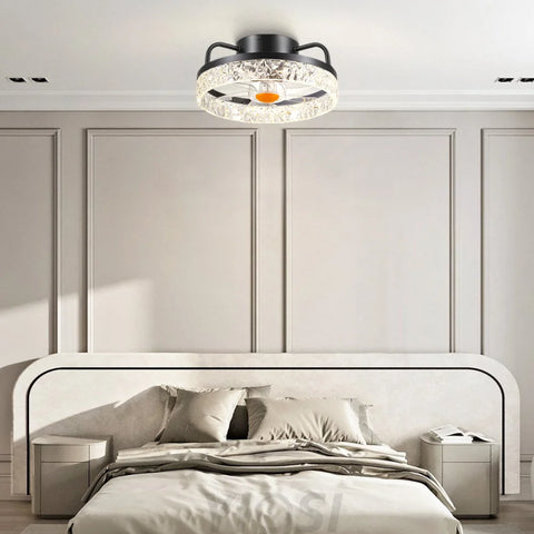 13’’ Bladeless Ceiling Fan with Light – Remote & App Control
