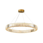 Gold Crystal Multi‑Tier LED Chandelier – Elegant Luxury