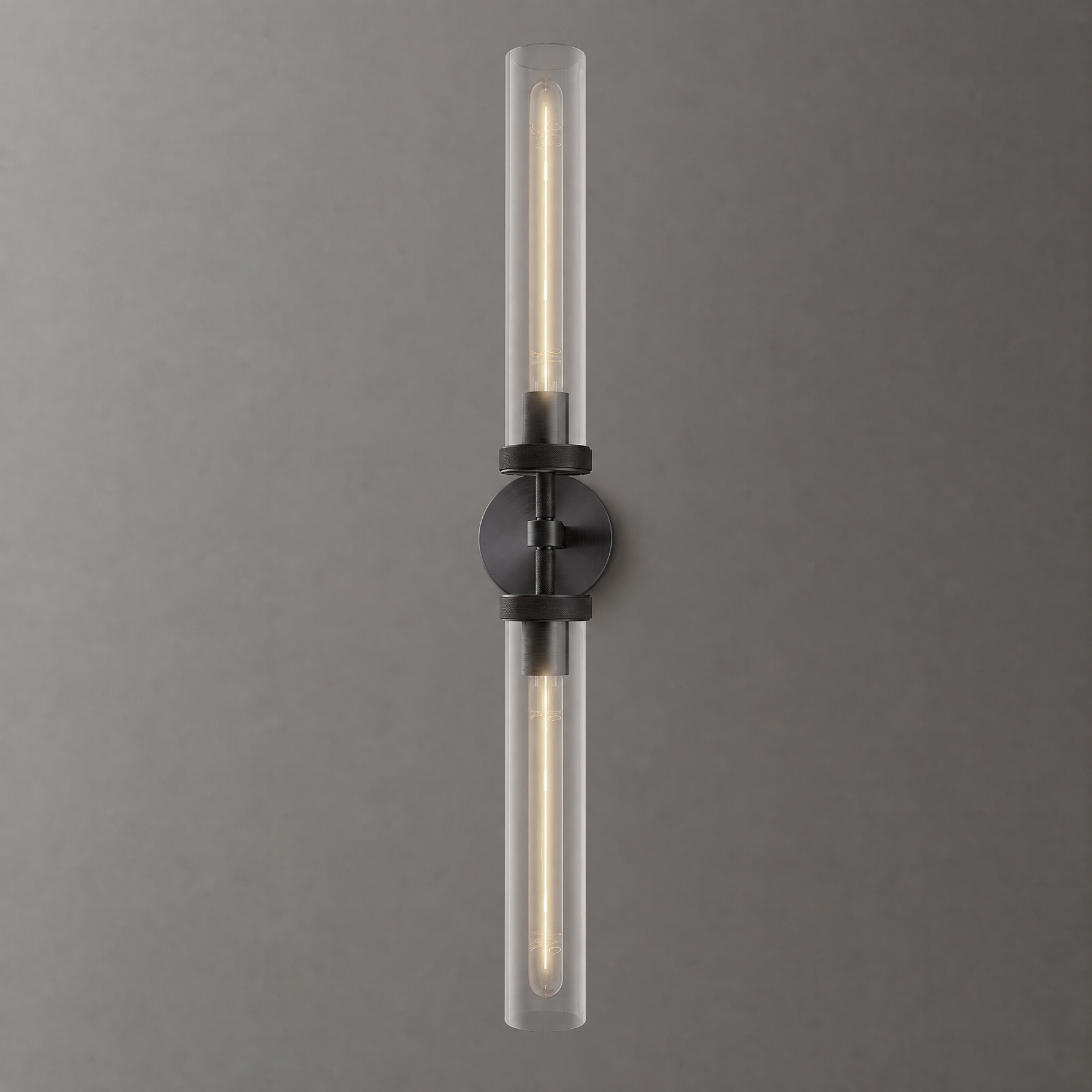 14-Light Platinum Leaf Staircase Light - Silver