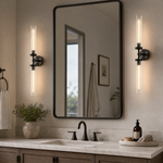14-Light Platinum Leaf Staircase Light - Silver