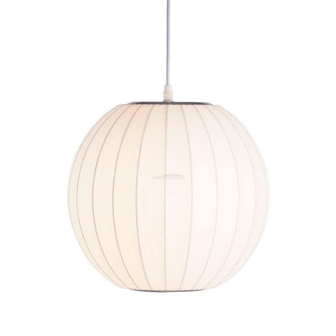 Bubble Pendant Light with Artificial Silk Lampshade - Yiosilamp