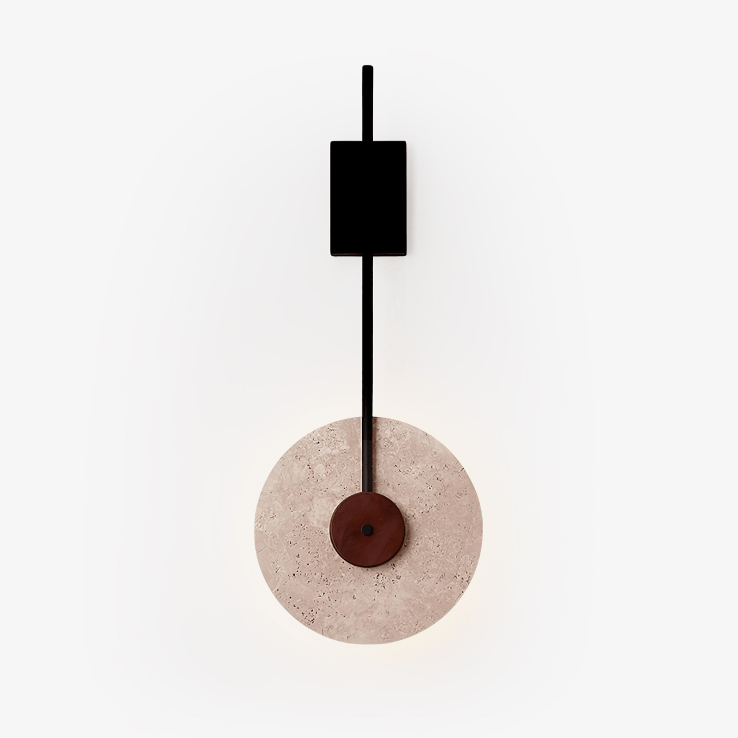 Disc Travertine Wall Lamp - YIOSI