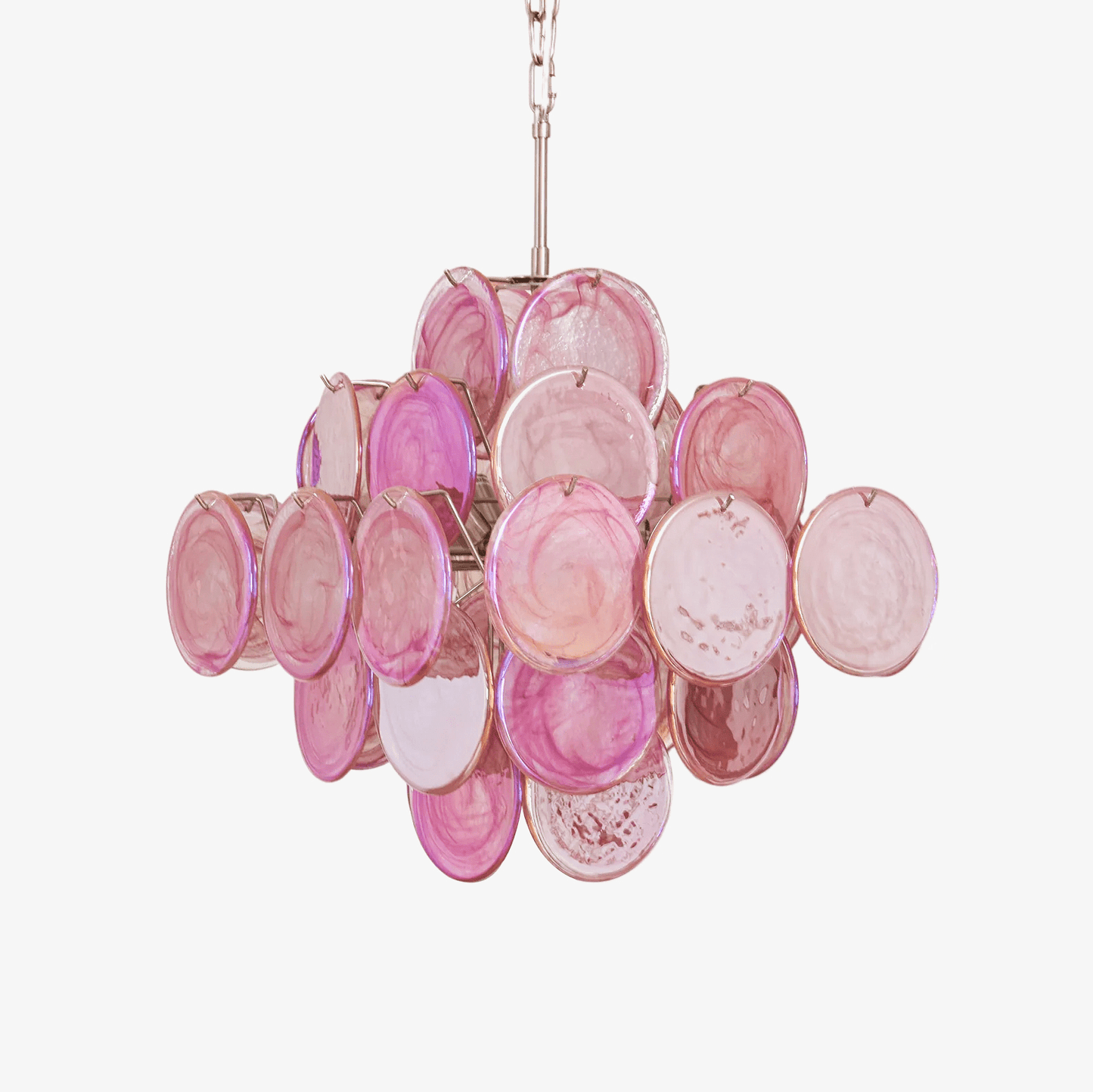 Aurelia Pink Murano Glass Chandelier - YIOSI