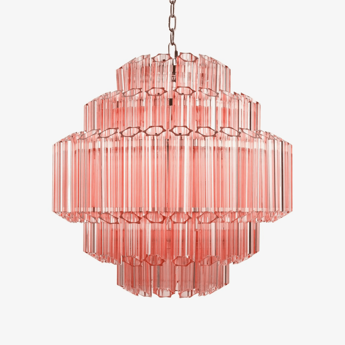 Pink Palermo Murano Chandelier - YIOSI